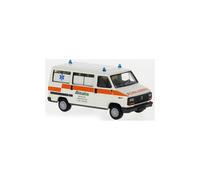 Brekina 34910 - Fiat Ducato Bus, Alitalia Ambulance, 1982 H0 Scale 1:87