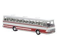 Brekina 56055 Setra S 150 H Bus Light Gray/Red HO Scale 1:87