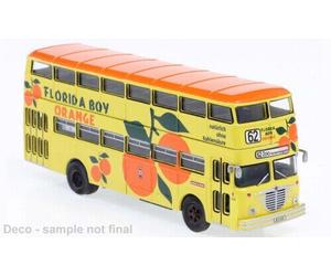 Brekina 61262 - 1/87 Büssing D2U Double Decker,BVG - Florida Boy Orange,Pop-Bus