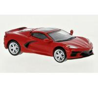Brekina PCX870209 Chevrolet Corvette C8 Red, 2020, H0 New 2022