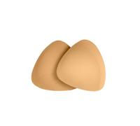 BRELESE Double Sticky Push-up Bra Inserts | Self-Adhesive | Both-Sides Sticky | Reusable Sticky Breast Pads for Bikini Top | Sports Bra | Wedding Dress Bra | Extra Boost Bra (Nude, E)