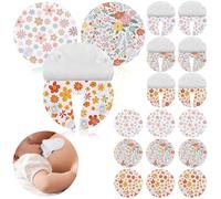 Breling 18 Pack Feeding Tube Pads Button Pad Gtube Button Covers Reusable g Tube Cutie Dinosaur Feeding Supplies for Kids Baby Breastfeeding Nursing Care (Flower)