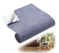 Breling Cat Wheels Mat Replacement Pad Exercise Wheel 144.5 x 14.55 Inch Cuttable Cat Scratching Carpet Pet Engaging Track Treadmill Accessories for Indoor Running, Training (Gray,Solid Color)