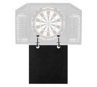 Breling Dart Board Wall Protectors, Suitable for Dartboard Cabinet, Black Felt Dartboard Surround Easy Assembly with 19'' x 19'' Felt Board and 2 Y Shaped Fasteners