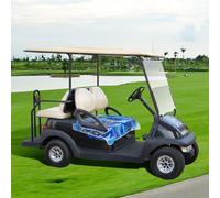 Breling Golf Cart Seat Covers 49'' x 31'' Front 2-Person Seats Towel Blanket 2-seat Golf Carts 8 Pockets Cart Cover Blanket for Comfortable Clean Suits More