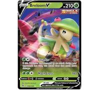 Breloom V 006/264 Ultra-Rare Rare Pokemon Card (SWSH Fusion Strike) + TitanCards® Toploader