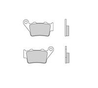 Brembo Brake Pads 07BB02SX Off-Road Sintered Metal