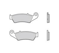 Brembo 07ka17sx Sintered Brake Pads Clear