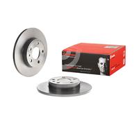 Brembo 08.5085.21 2x Brake Discs Rear Solid Fits Alfa Romeo GTV RZ Spider SZ