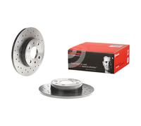 2x Brake Discs Rear Solid Fits Fiat 500 595 695 500C 595C 695C BREMBO 08.5085.31