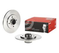 BREMBO Brake Disc Solid Rear Axle Braking Fits Renault Clio 08.5833.25