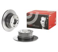 08.6853.81 Rear Brake Discs 2 Pieces Pair 272mm Diameter Solid Braking By Brembo