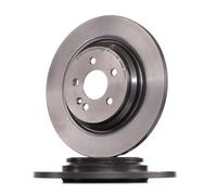 2x Brake disc solid 08.7607.11 BREMBO for MERCEDES-BENZ M-CLASS