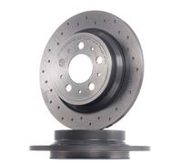 BREMBO XTRA LINE Brake disc 08.7765.1X 288 12 5 solid, Perforated Coated VOLVO: V70 2, S60 I, XC70 I Cross Country