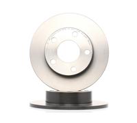 2x Brake Discs Solid Rear 245mm 08.8408.11 Brembo 8D0615601A 8E0615601A