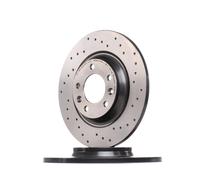 BREMBO Brake disc Perforated 08.8682.1X Brake rotor,Brake discs PEUGEOT,CITROËN,508 SW I (8E_),407 SW (6E_),407 (6D_),508 I (8D_) Limousine,RCZ Coupe