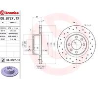 BREMBO 08.8727.1X Brake disc