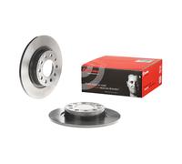 2x BREMBO 08.9460.41 Brake Disc Rear Solid 264mm ∅ Fits Alfa Romeo Giulietta