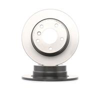 BREMBO 08.9787.11 2x Brake Discs Rear Solid With Bolts/Screws Fits BMW 1 Series