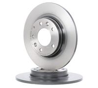 Pair of Brembo 08.A112.11 Brake Disc Rear Solid (x2)