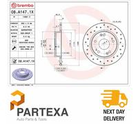 Brembo 08.A147.1X Brake Disc Rear 260mm Outer Diameter Fits Honda Civic