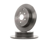 2x BREMBO 08.A335.11 Brake Disc Rear Solid Braking System Fits Toyota Avensis