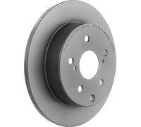 Pair of Brembo 08.A429.11 Brake Disc Rear Solid (x2)