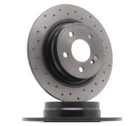 08.A612.4X Brake Disc 2 Pieces Rear Fits Mercedes C-Class T-Model Coupe Brembo