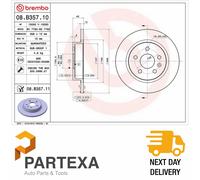 Brembo 08.B357.11 Brake Disc Rear Fits Chevrolet Aveo Cruze Trax Opel Vauxhall