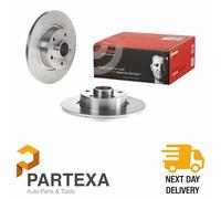 BREMBO 08.C647.17 2x Brake Disc Rear Solid For Fiat Nissan Opel Renault Vauxhall