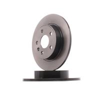08.D225.11 Rear Brake Discs 2 Pieces Pair 264mm Diameter Solid Braking By Brembo