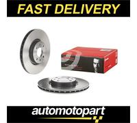 FIAT DOBLO Brembo Coated Brake Discs Front Cargo 2000- Pair