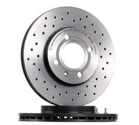 BREMBO XTRA LINE Brake disc 09.5166.1X 256 20 4 perforated/vented Coated VOLKSWAGEN: Golf 4 Cabrio, GOLF 2, Corrado, SEAT: Arosa, Córdoba I Saloon