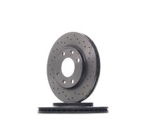 09.5196.1X Brake Disc 2 Pieces Front Fits Citroen AX Saxo Xsara Estate By Brembo