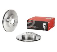 Brembo Brake Disc 09.5869.14, Front 235mm Vented Pair, Fits KIA MAZDA