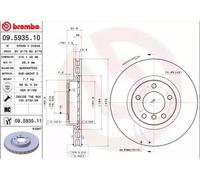 BREMBO 09.5935.11 Brake disc