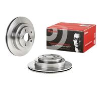 Brembo Rear Brake Discs Vented 266mm Pair - 09.9147.10