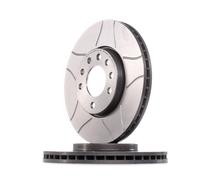 2x Brake disc internally vented 09.9165.75 BREMBO for CADILLAC SAAB OPEL