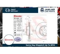 Brembo Brake Disc 09.9481.11 Front Vented UV-coated