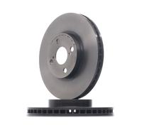 2x Brake disc internally vented 09.9559.11 BREMBO for TOYOTA COROLLA