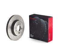 2x Brake Discs Vented Grooved Front 325mm 09.9581.1X Genuine Brembo 34113400151