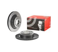 BMW 3 Convertible Brembo Coated Brake Discs Rear 2006-2013 Pair