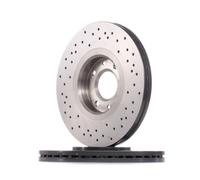 1X Brake disc BREMBO 09.9935.1X for CITROEN C4 I (LC_) 2 2004-2011