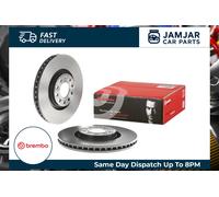 2x Brake disc internally vented 09.A598.11 BREMBO for AUDI SEAT