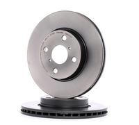 Brembo Brake Disc 09.A913.11 - Vented 258mm Front L/R 2pcs - Fits Daihatsu Charade/Toyota Yaris