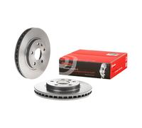 2x Brake Discs Front Vented Fits Chevrolet Opel Saab Vauxhall BREMBO 09.A969.11