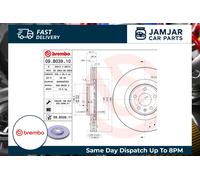 Brembo Brake Disc Front Coated Single Fits Audi Q5 2008-