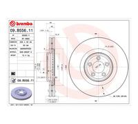 Brembo 09.B556.11 Prime Brake Disc