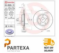 Brembo 09.B565.11 Brake Disc Front Fits Nissan Bluebird Sylphy / Sylphy Juke