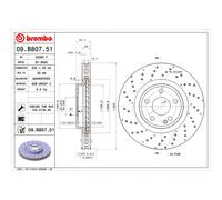 Brembo 09.B807.51 Prime Brake Disc